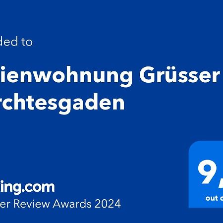 Ferienwohnung Gruesser In Berchtesgaden Exteriér fotografie