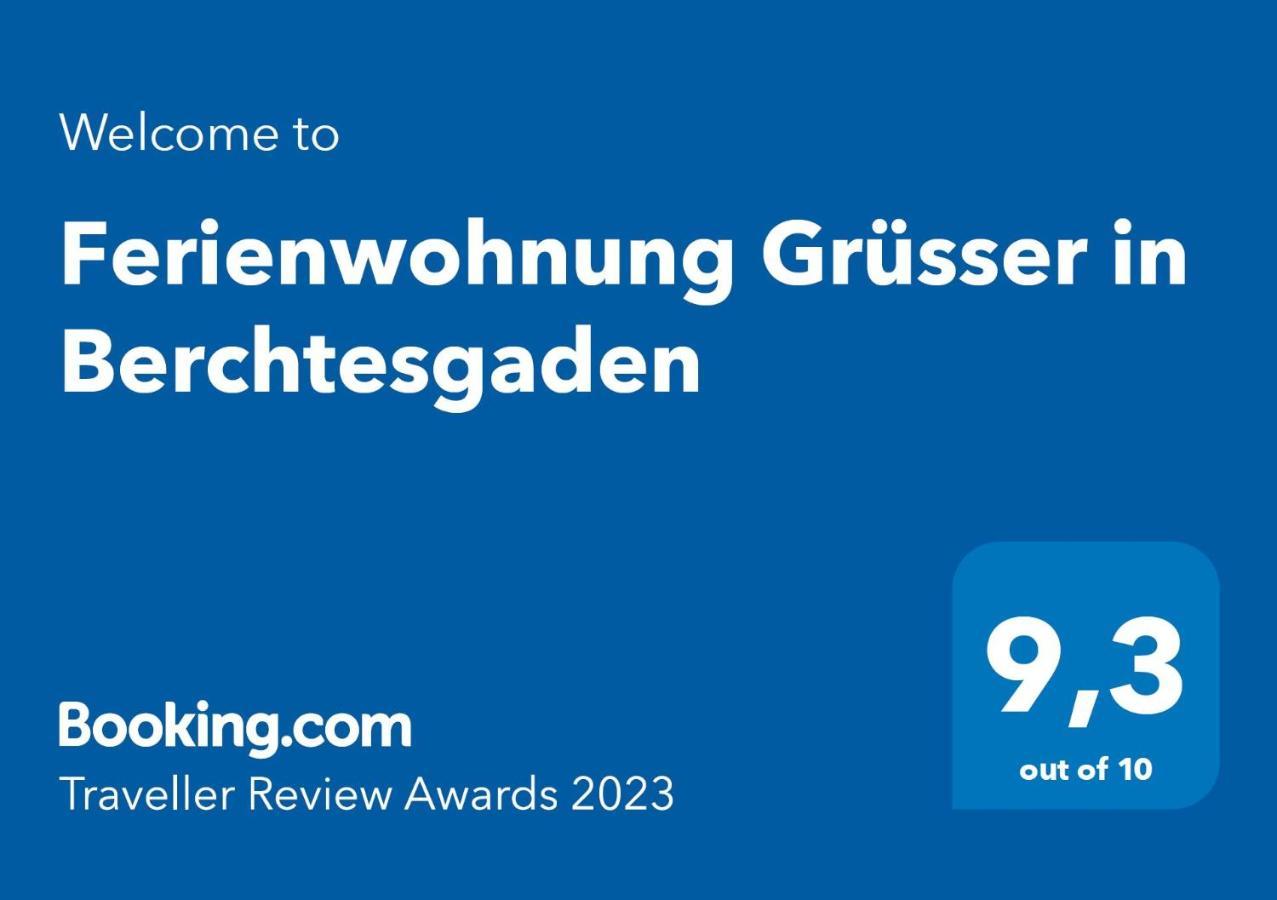 Ferienwohnung Gruesser In Berchtesgaden Exteriér fotografie